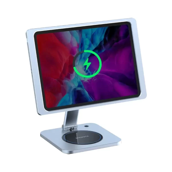 EMONITA-Magnetic-Stand-with-Case-for-iPad-18W-Fast-Charging-Foldable-L-Shape-Strong-Magnets-360-1.webp EMONITA Magnetic Stand: Wireless Charger for iPad & Phone – Clutter-Free Desk | 45W Fast Charging | Foldable L-Shape | 360° Rotation & 90° Tilt