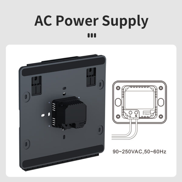 8-800 Retractable iPad Wall Mount Holder with Built‑In AC Power for iPads