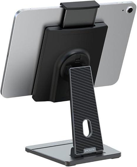 51Gf3raggiL._AC_SX466_ Auto Clamping Foldable Tablet Stand 8–14‑inch – EMONITA High SnapStand best for iPad & Android Tablets