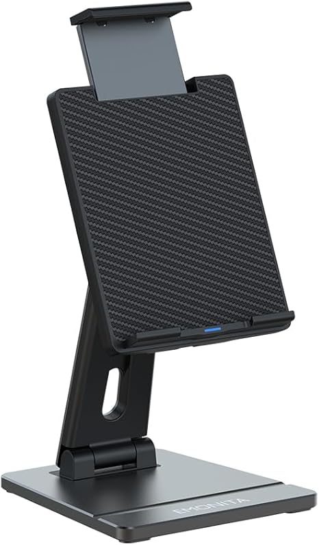 51K9lCKaa3L._AC_SX466_ Auto Clamping Foldable Tablet Stand 8–14‑inch – EMONITA High SnapStand best for iPad & Android Tablets