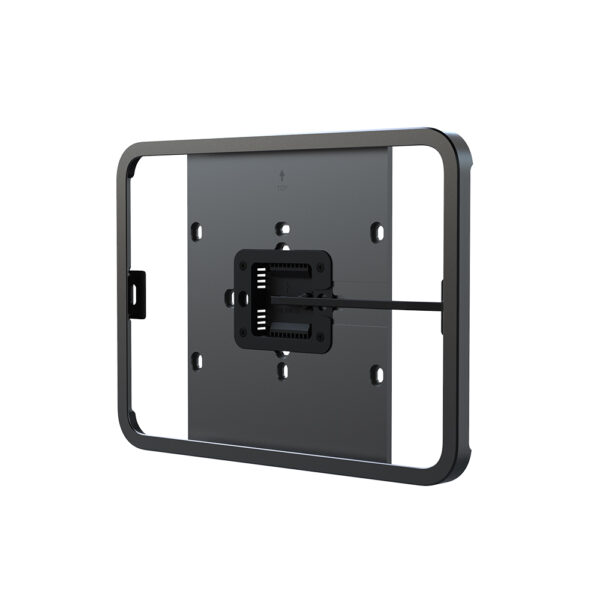 6 EMONITA Fixed iPad Wall Mount with Power | Screw Lock Flush Frame Anti Theft