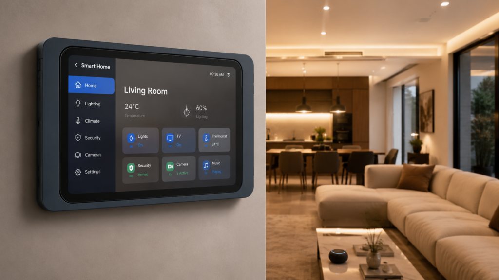 Home Assistant iPad wall mount