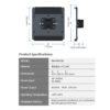 Retractable Tablet Wall Mount Holder with Built‑In AC Power for Samsung, HUAWEI, Redmi & More